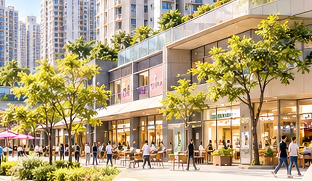 社區商業街示意圖（電腦繪製，並非實景）