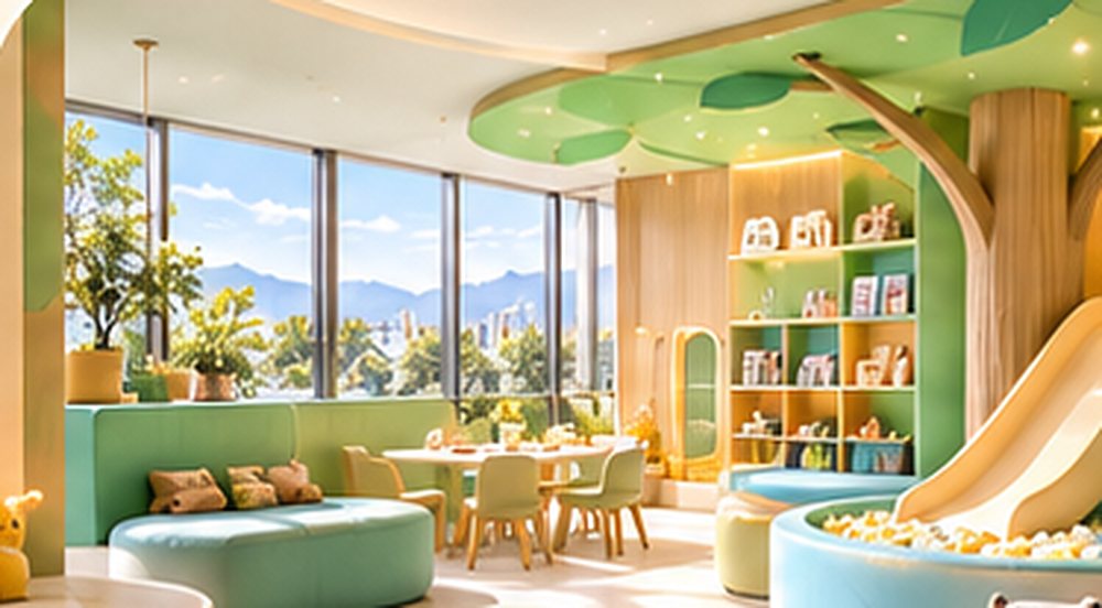 兒童遊戲空間示意圖（並非項目實景，亦不代表項目設有相關設施）
